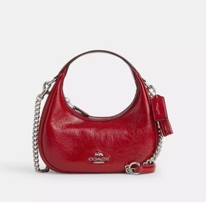 Coach Red Leather Women's Bag
